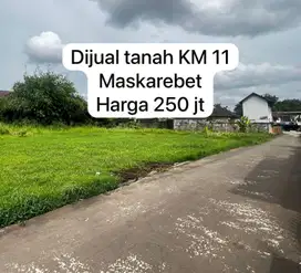 Tanah Kavling KM11 Dekat Gedung Trisila
