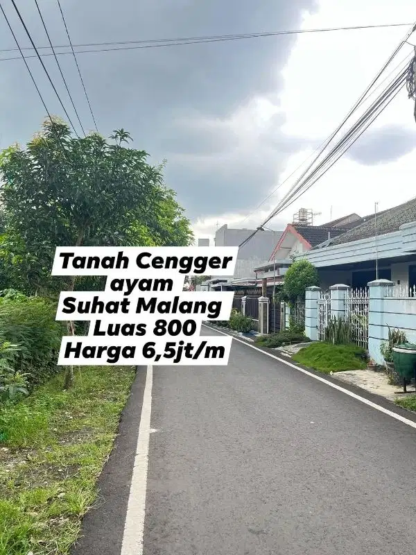 Dijual Tanah Murah Cengger Ayam Suhat Malang Kota