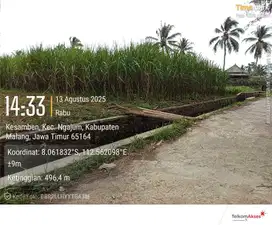TANAH DATAR COCOK UNTUK PERTANIAN LOKASI NGAJUM MALANG
