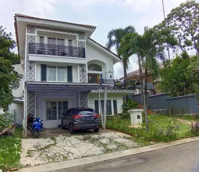 dijual rumah swimming pool di cluster sentul city bogor