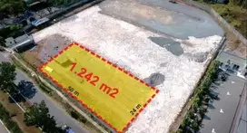 Tanah - Lahan Komersial Pinggir Jalan di Kawasan Pergudangan Bekasi