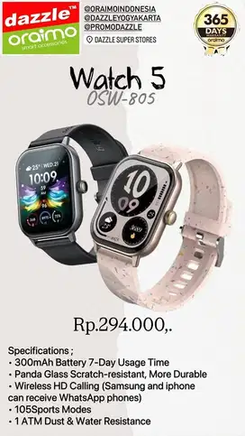 Smartwatch Oraimo OSW-805