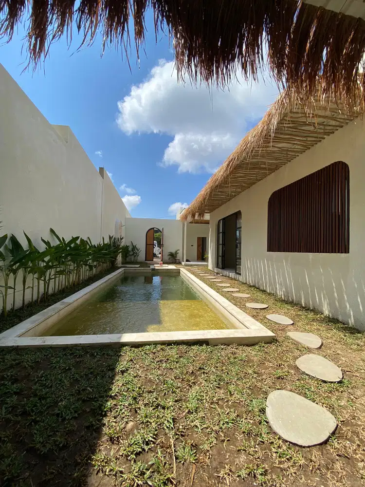 FOR RENT VILLA 2BR SANTORINI FURNISHED LOKASI JIMBARAN