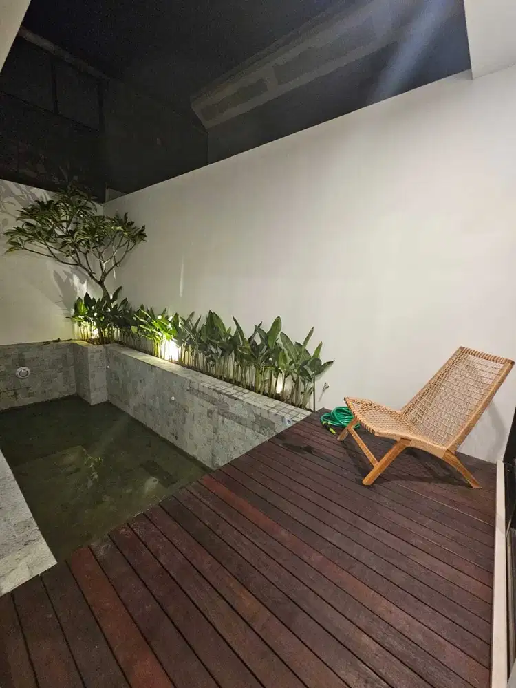 FOR RENT VILLA MINIMALIS MODERN LOKASI KEDAMPANG KEROBOKAN