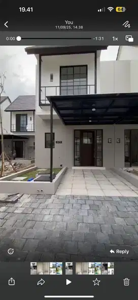 Di sewakan Rumah Graha Natura cluster Dandelion deluxe