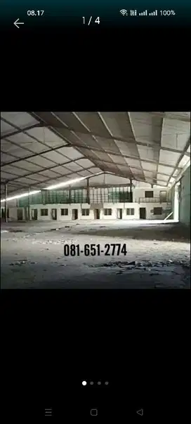 Gudang di Sukomulyo Surabaya.