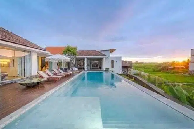 BUC Villa Mewah View Sunset Ricefield di area Canggu Bali