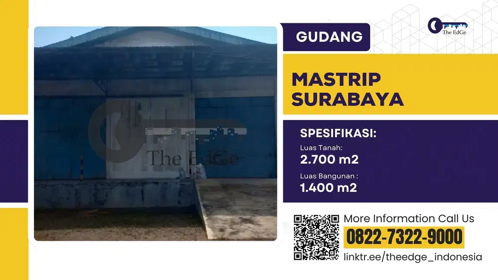 Disewakan Gudang Nol Jalan Karang Pilang Surabaya The Edge