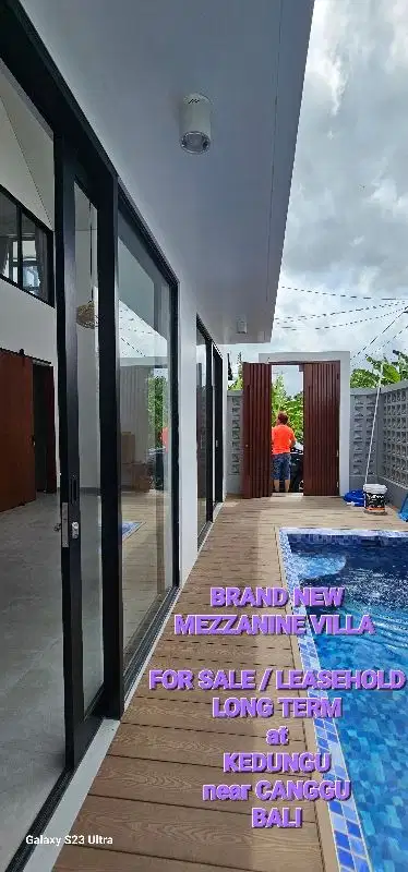 BRAND NEW VILLA KEDUNGU FREEHOLD, rice field view