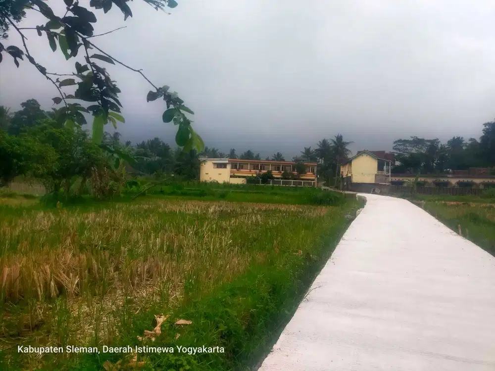 Tanah murah di bawah pasaran jalan kaliurang KM 18