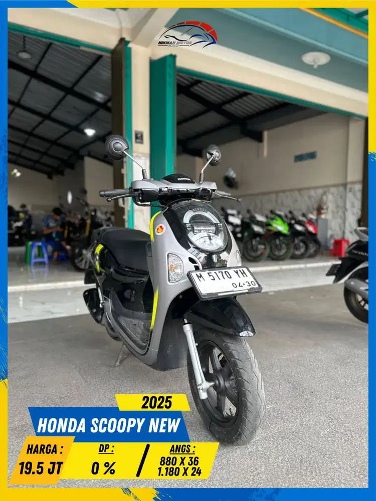 HONDA SCOOPY NEW 2025 GAS POLL MASZEHH HIKMAH MOTOR KEPUH
