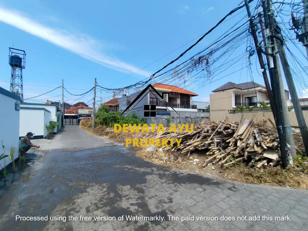LAHAN DATAR LUAS 2 ARE AKSES 5 METER DI TUNGGAK BINGIN SANUR