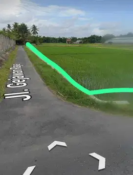 Tanah nyaman dan strategis cocok untuk cluster gamping