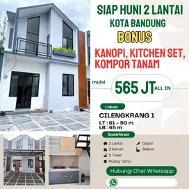 Rumah Baru Siap huni Di Cilengkrang Bandung