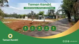 Tanah kavling murah lokasi Kandri gunungpati SHM Ready pinggir jl raya