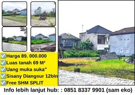 Tanah kavling pribadi cocok untuk bangunan kos