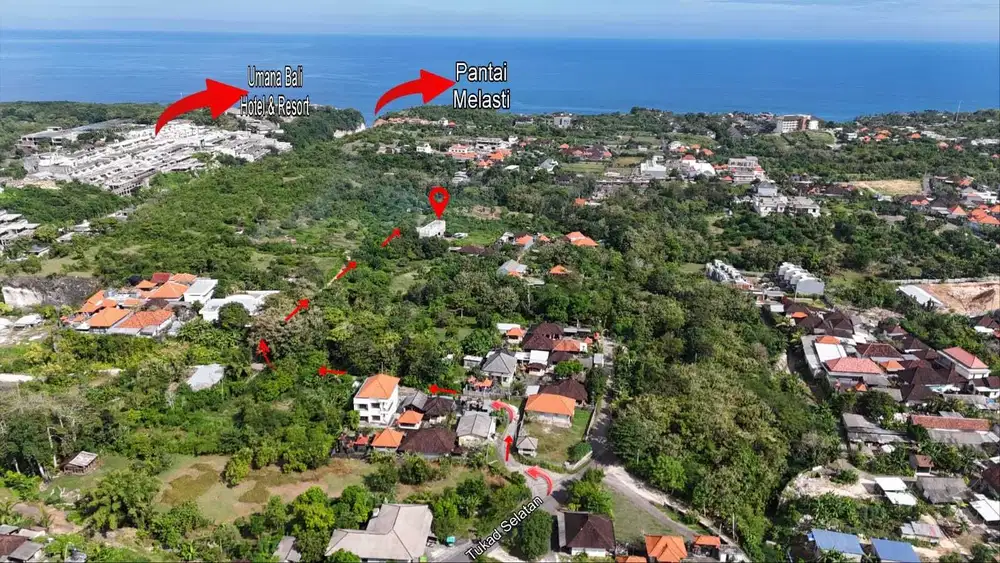 Tanah Plot Kecil Link Villa Ocean View Ungasan Bali