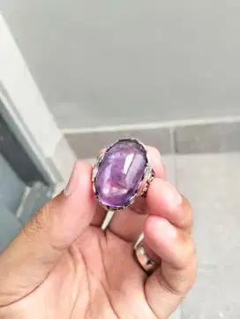 Kecubung Kalimantan ring alpaka super