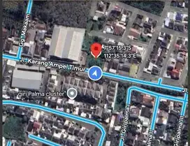Dijual Tanah Depan Perumahan Giri Palma Malang Cocok Buat Kost