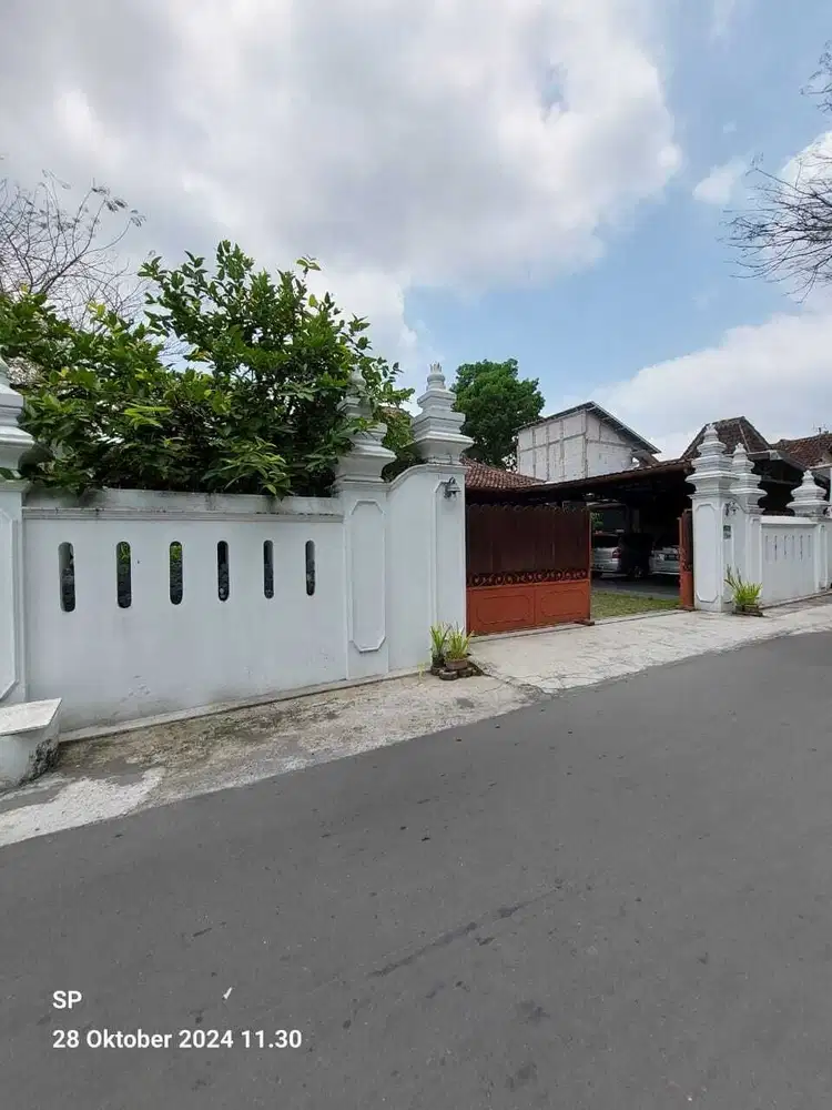 RUMAH KLASIK JOGLO LIMASAN FULL KAYU JATI KUNO DENGAN KOLAM RENANG