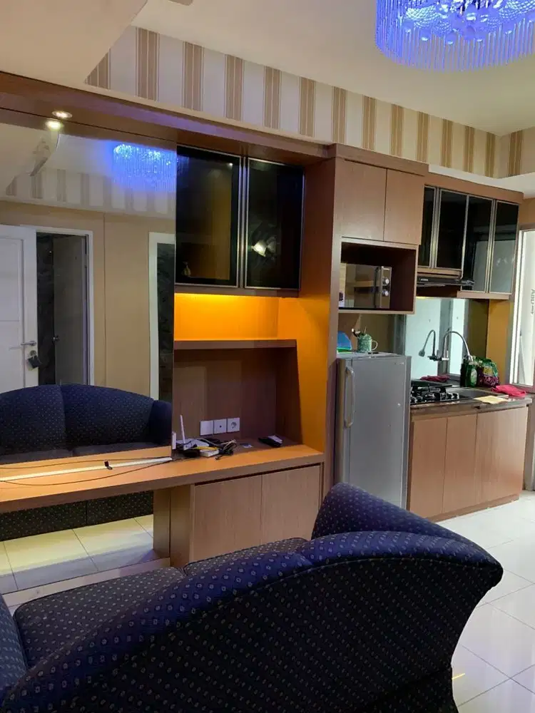 Apartemen Green Lake Sunter 2BR furnish, lt rendah, min sewa 3 bln