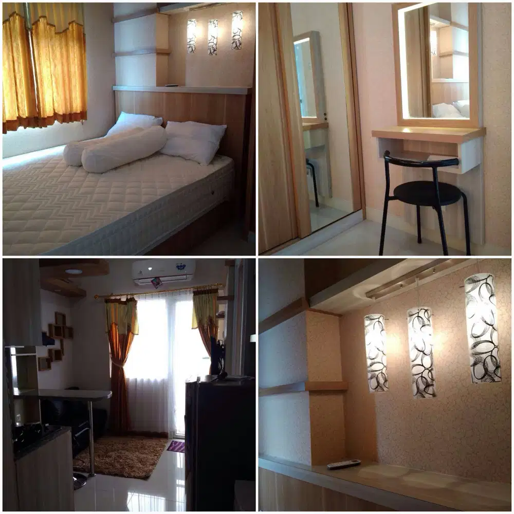 Sewa per 3bln 2Br Furnish Lt.Rendah Green pramuka city
