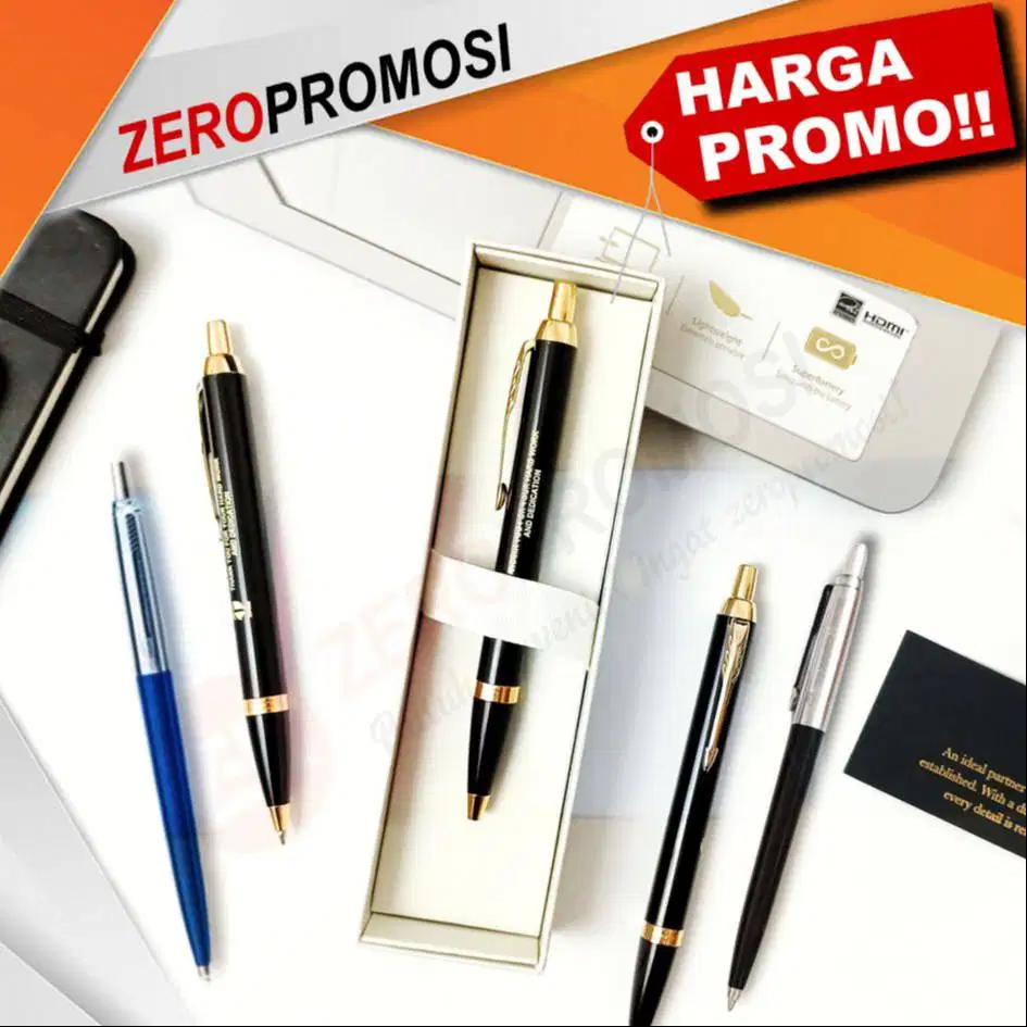 Sedia Aneka Pulpen Perker Original Cetak Logo