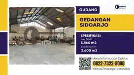 Jual Gudang Gedangan Sidoarjo dekat Tol Juanda - The EdGe