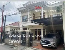 Rumah Mewah 2 Lt MURAH di Kelapa Dua Wetan, Ciracas, Jakarta Timur
