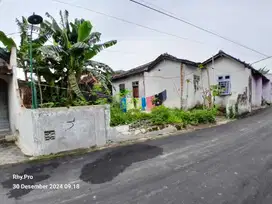 Tanah pekarangan purwomartani kalasan jalan aspal