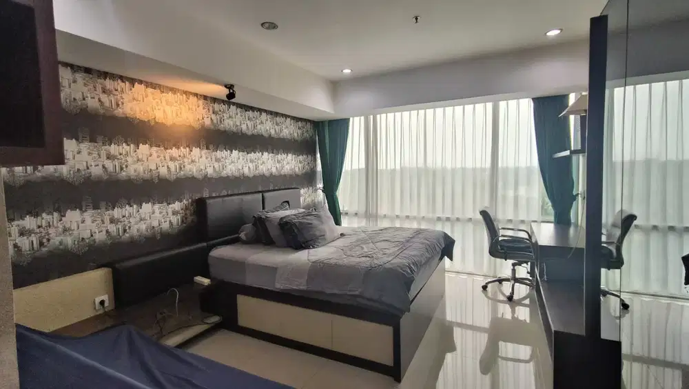 Disewakan U Residence tower 1, lantai bawah , view golf, full furnish