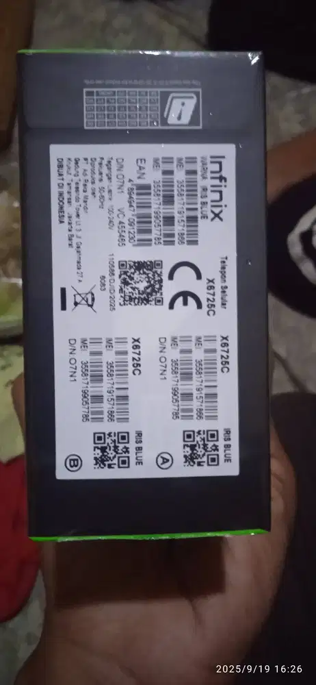 Dijual hp Infinix smart 10 plus 8/128 warna biru