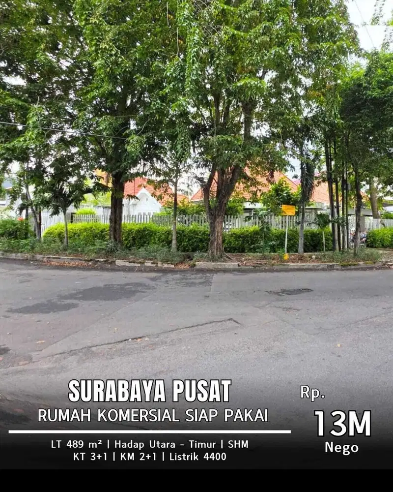 Hot Listing Dijual Bangunan Komersial Surabaya Pusat dekat Darmo strgs