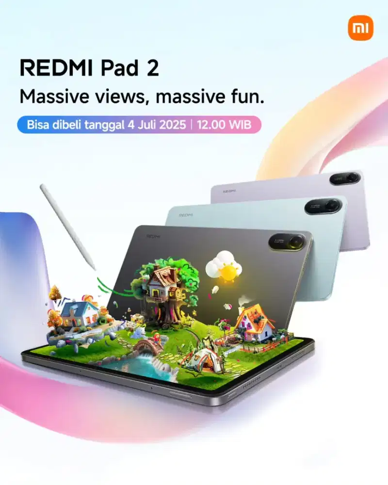 CICIILAN REDMI PAD2 PROMO BUNGA RINGAN