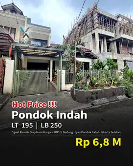 TURUN HARGA!!! Dijual Rumah Harga NJOP Pondok Indah Gedung Hijau