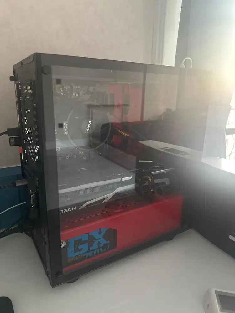 PC bekas murah bagus include layar aoc dan keyboard logitech