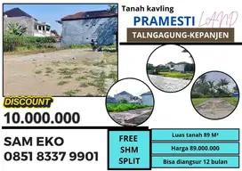 tanah kavling pribadi lokasi pusat kota
