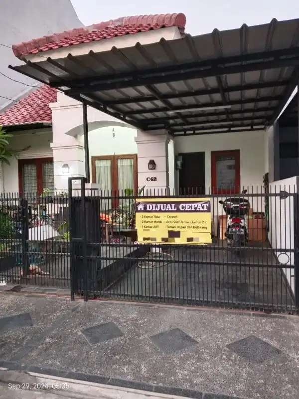 Dijual Rumah Siap Huni di Komplek Cikunir Jatibening Bekasi