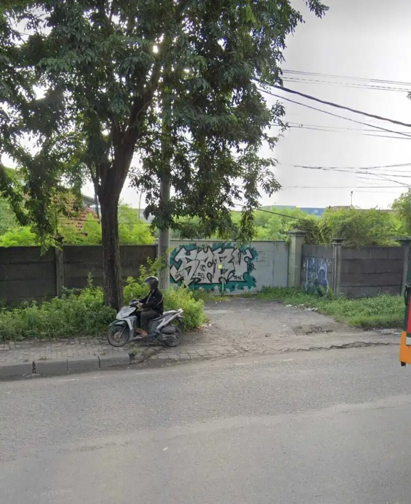 Dijual Tanah Siap Bangun Raya Margomulyo strategis Murah lebar 50 mete