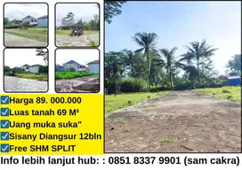 Tanah kavling SHM tengah kota