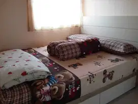DISEWA TERMURAH 2 KAMAR GREEN PRAMUKA CITY INCLUDE MAINTANCE JAKARTA