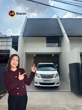 Rumah Baru Konsep Modern Minimalis di Cipinang Melayu, Pangkalan Jati
