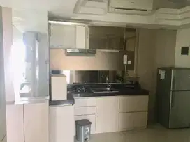 Apartemen 2BR furnish Connecting 64m, interior lux, sertifikat bs KPA