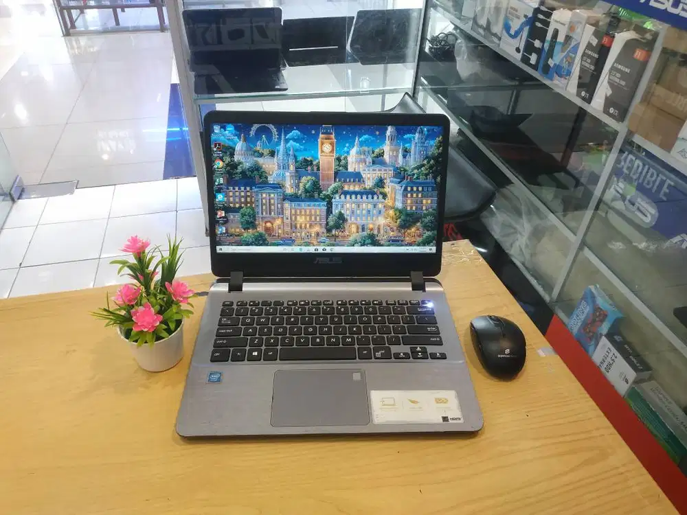 FOR SALE LAPTOP ASUS A407M CELERON RAM 4GB HDD 1TB