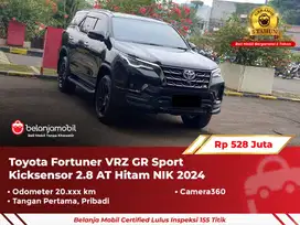 [ GARANSI 5TH ] Toyota Fortuner VRZ GR Sport 2.8 AT Hitam 2024/2025