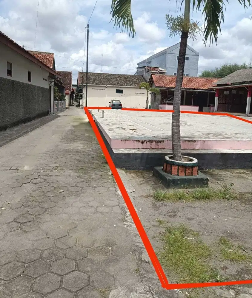 Tanah pekarangan sangat strategis gedong kiwo mantrijeron