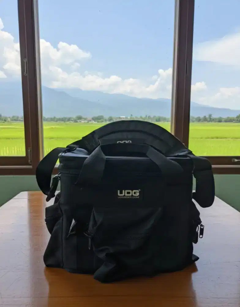 Tas Udg Piringan Hitam jarang ada / Udg Vinyl Record Black Bag