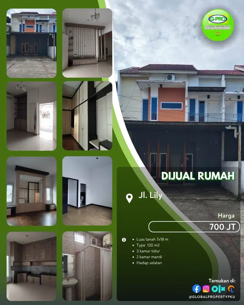 Dijual Rumah 2 Lantai Daerah Lily Siap Huni!