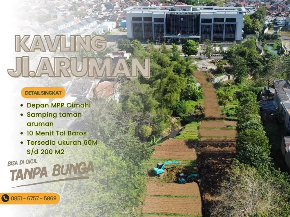 Tanah Hunian Murah Cibabat Cimahi Area Jalan Pesantren