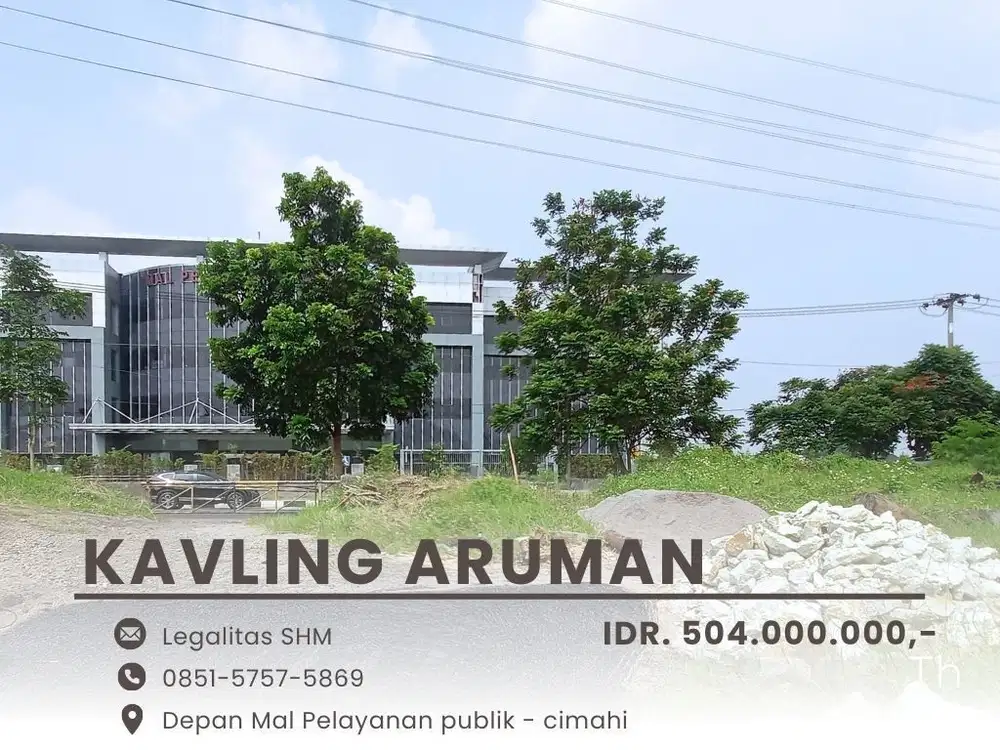 Tanah Strategis Samping jalan Aruman Cimahi